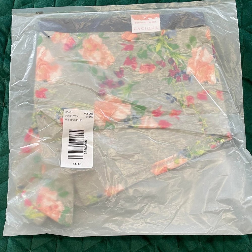 Lane Bryant/Cacique 14/16 NEW cotton boyshort panty